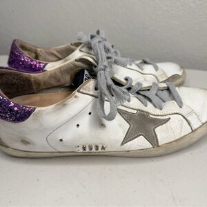 Golden Goose Superstar Glitter
Heel Sneakers Size 38